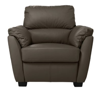 Collection Trieste Leather Chair - Chocolate.